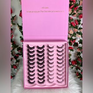20 Pairs of 3D lashes I Lash Book | Mink Lashes I Faux Lashes | Dluxe Classic 10
